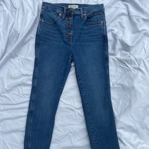 Madewell 10” Skinny High-Rise jeans